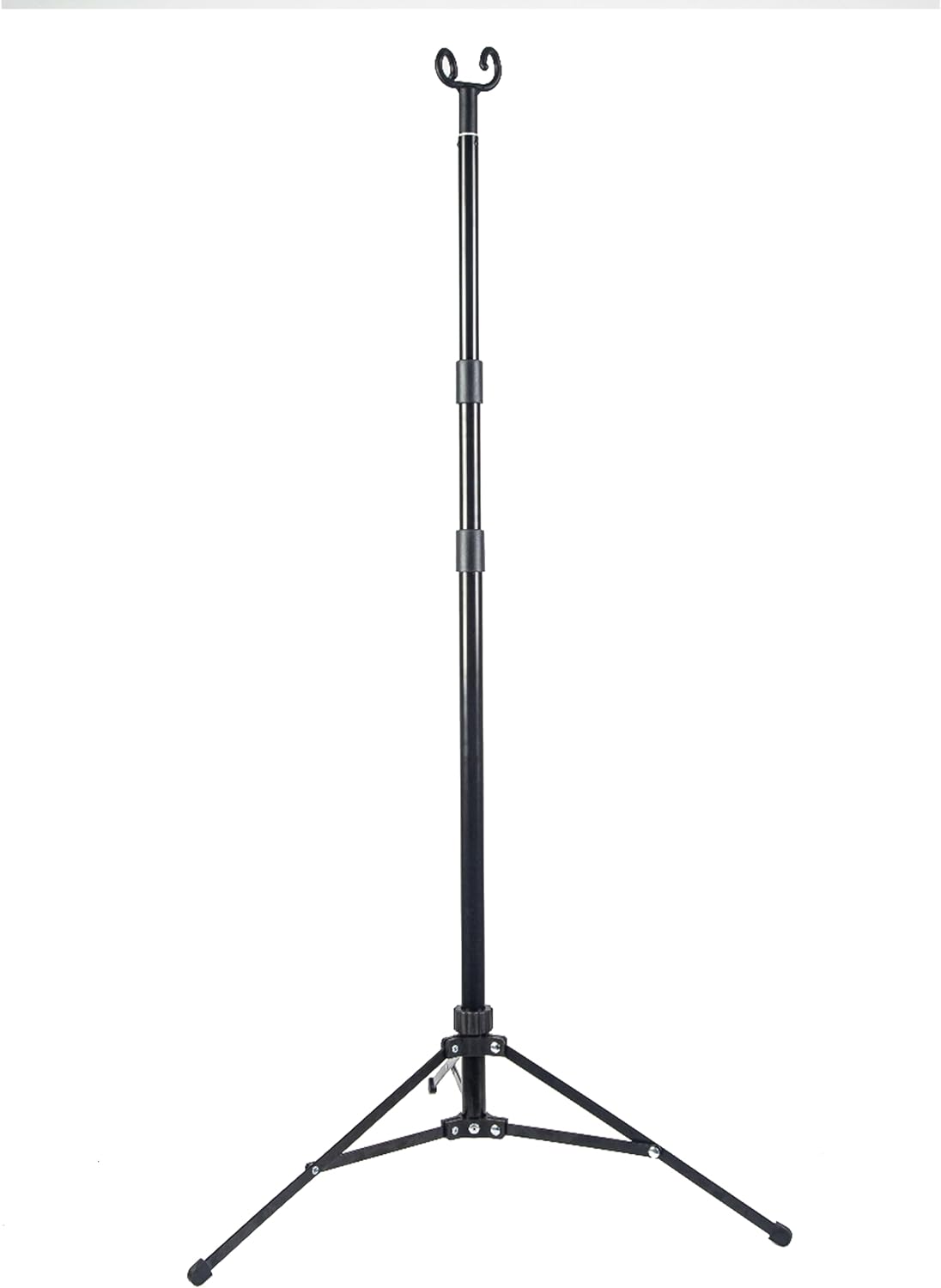 Versatile Tripod IV Poles Stand with Hooks | Collapsible Design | Floor Stand | Organizer Lanyard Rack | Portable Travel IV Poles for Tables, Keychains & More