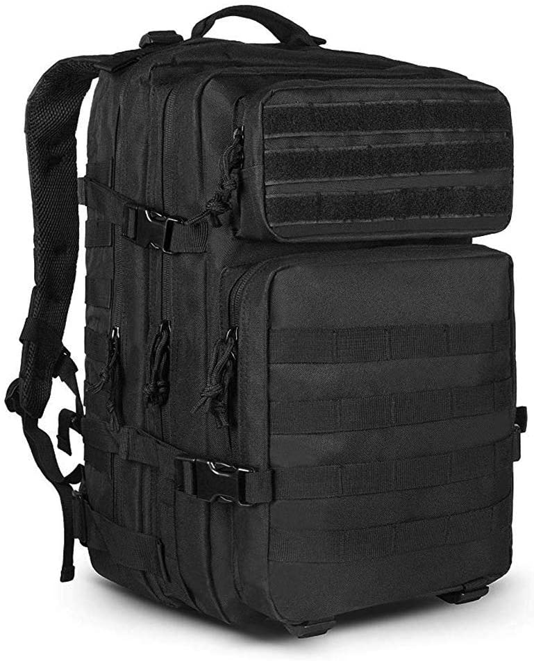 Large 45L Military Tactical Assault Pack Rucksack with Molle System