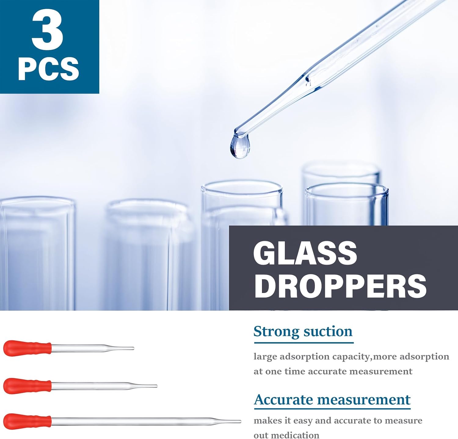 Essential Lab Glassware Set: 20 Pieces for Science Chemistry Experiments I Includes Graduated Cylinders, Glass Beakers, Droppers, Stirring Rods, and Measuring Cups