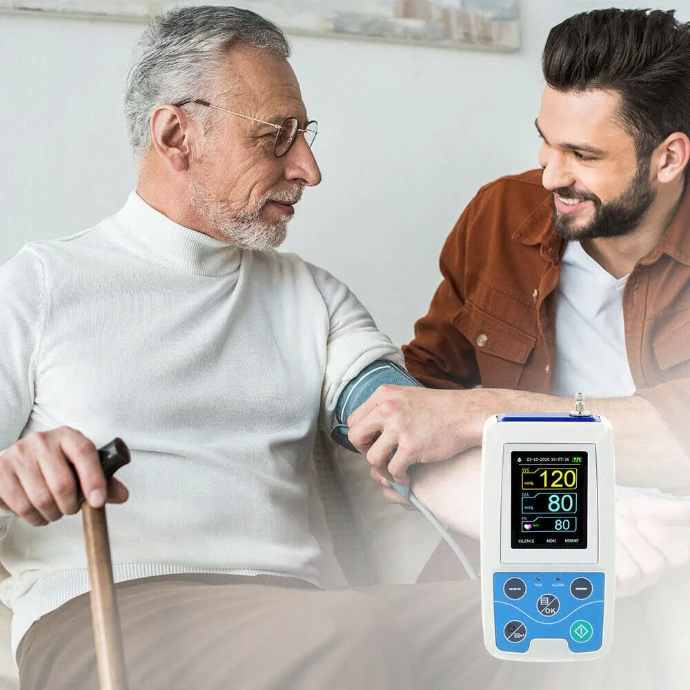 Handheld Ambulatory Blood Pressure Monitor with 2cuffs