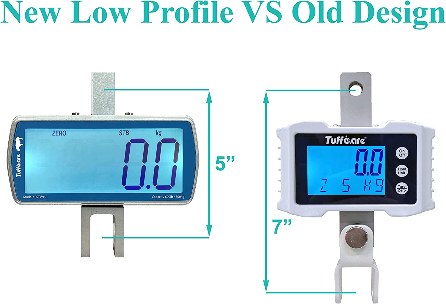 Digital Patient Lift Scale I Large Display Universal Fit Scale I 600 lbs.