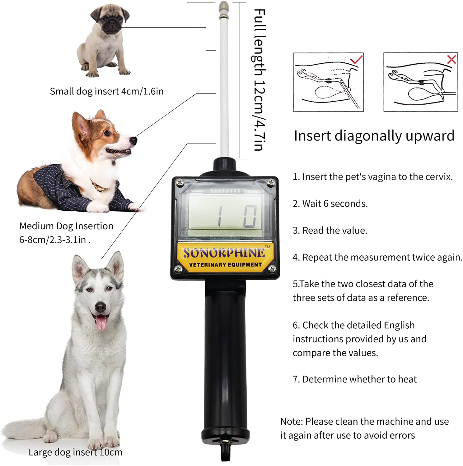 Dog Ovulation Detector Tester I  Breeder Tester Machine Pregnancy Planning  For Dogs