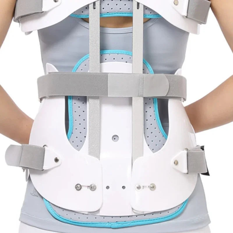 Summer Style Thoracic Spine Fixation Brace I Adjustable & Breathable Compression for Comfortable Spinal Surgery Recovery
