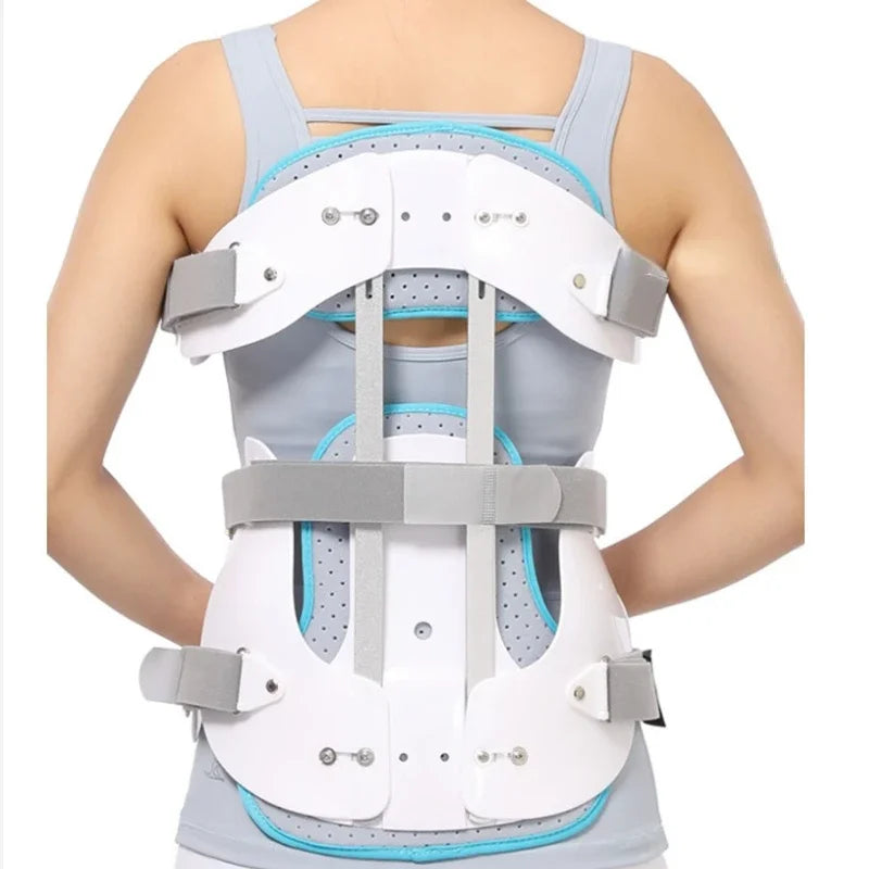 Summer Style Thoracic Spine Fixation Brace I Adjustable & Breathable Compression for Comfortable Spinal Surgery Recovery