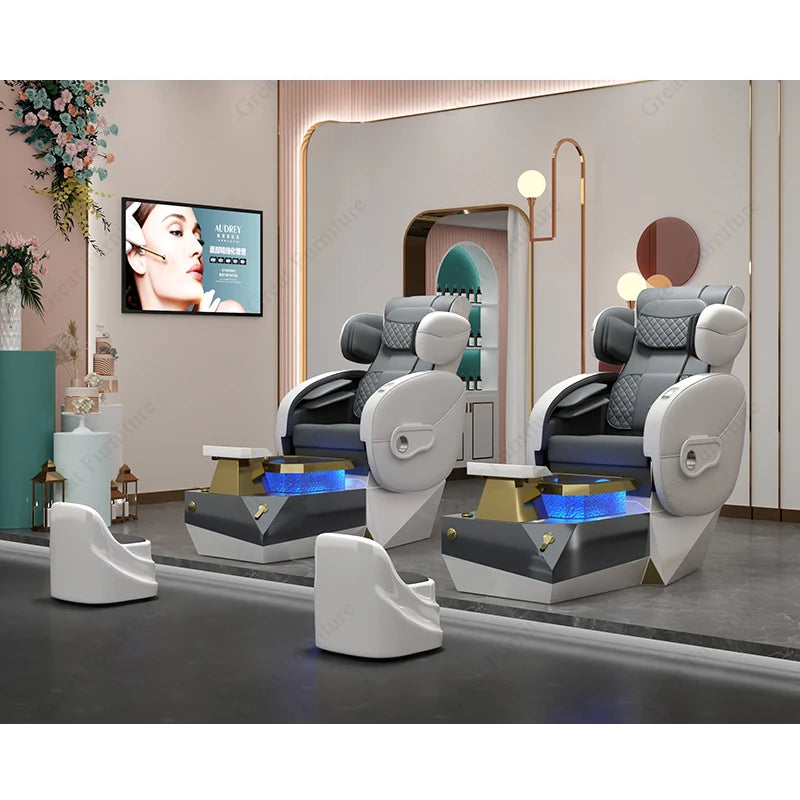 Electric Massage Spa Chair I Multifunctional Luxury Pedicure Spa Chair