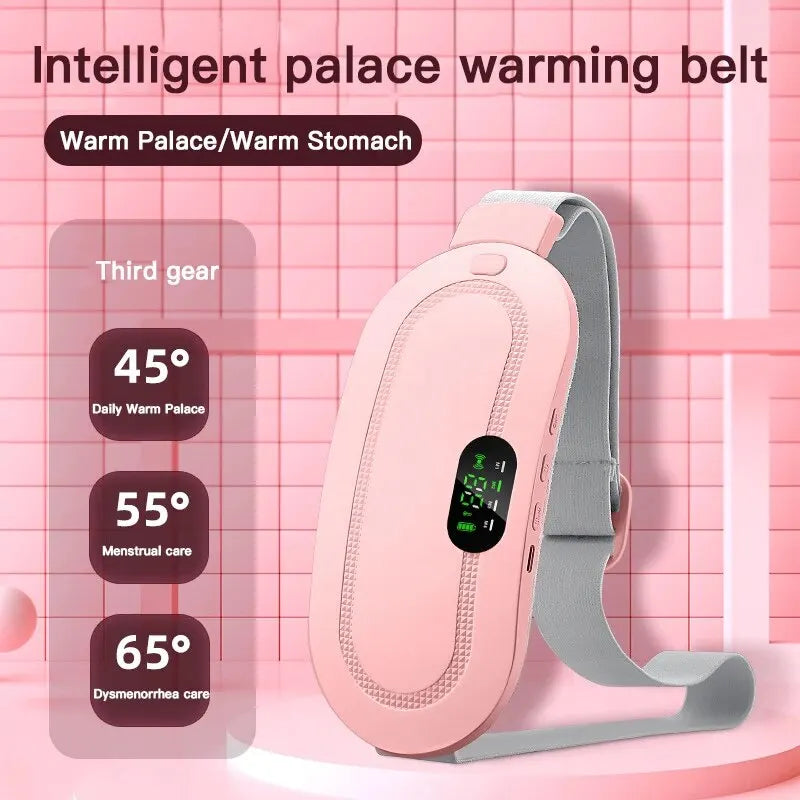 Intelligent Heating Waist Massage Device I Heated Massage Warming Belt for Menstrual Relief in Girls
