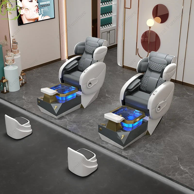 Electric Massage Spa Chair I Multifunctional Luxury Pedicure Spa Chair