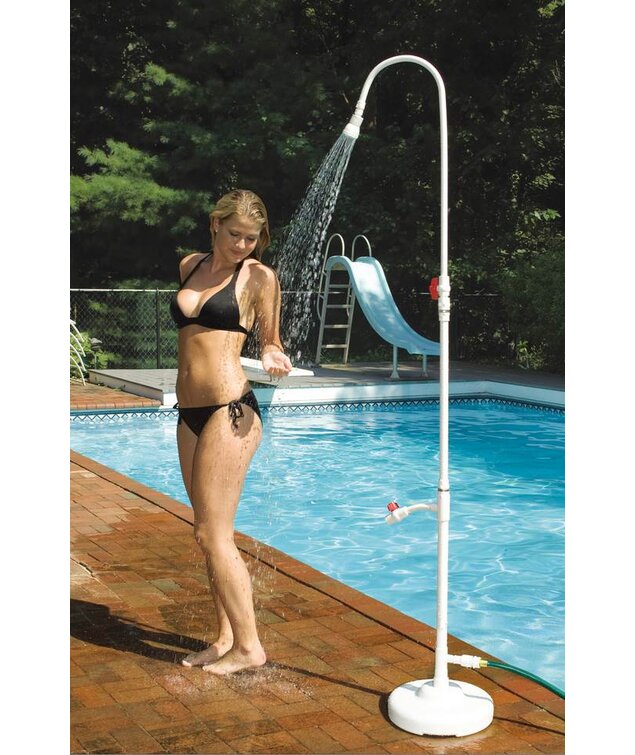 Shower Head I Swimming Pool Spa I Poolside PVC Hose Hookup Shower Ball Valve