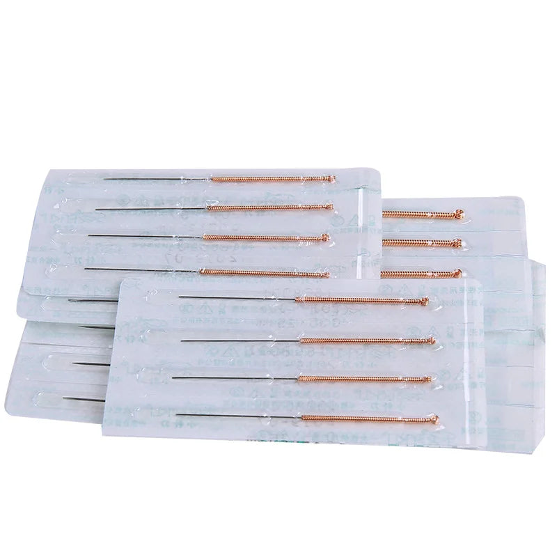 100pcs/pack Copper Handle Small Knife Blade Acupotomy Acupuncture Needles I Sterilized and Sharp