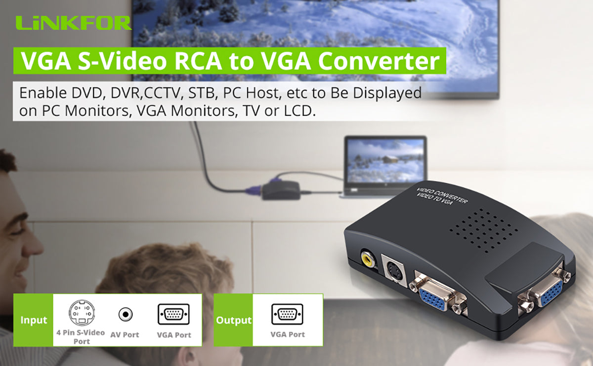 LiNKFOR AV to VGA Converter
