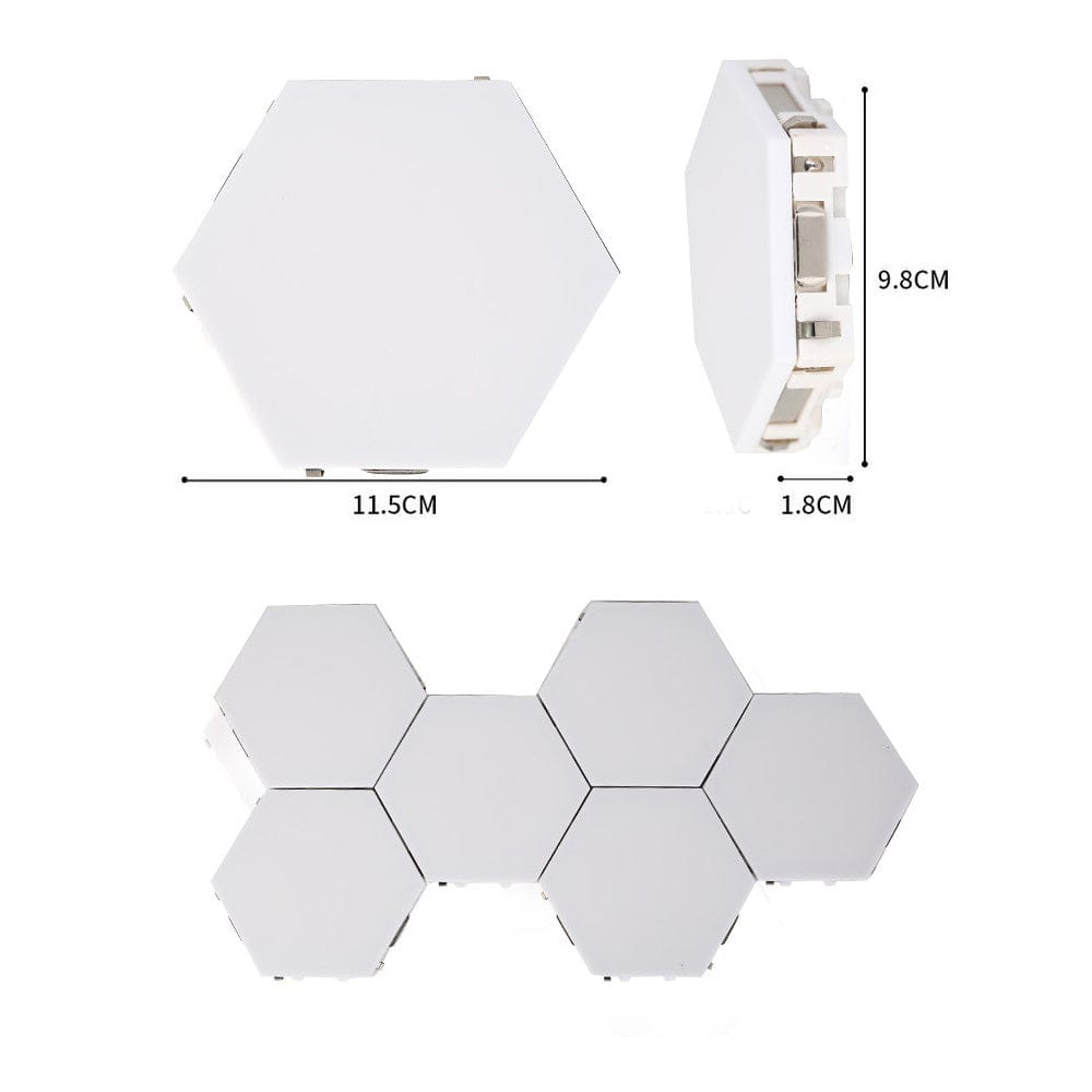 Hexagon Lights with Remote Control, Smart LED Wall Light Panels Touch-Sensitive