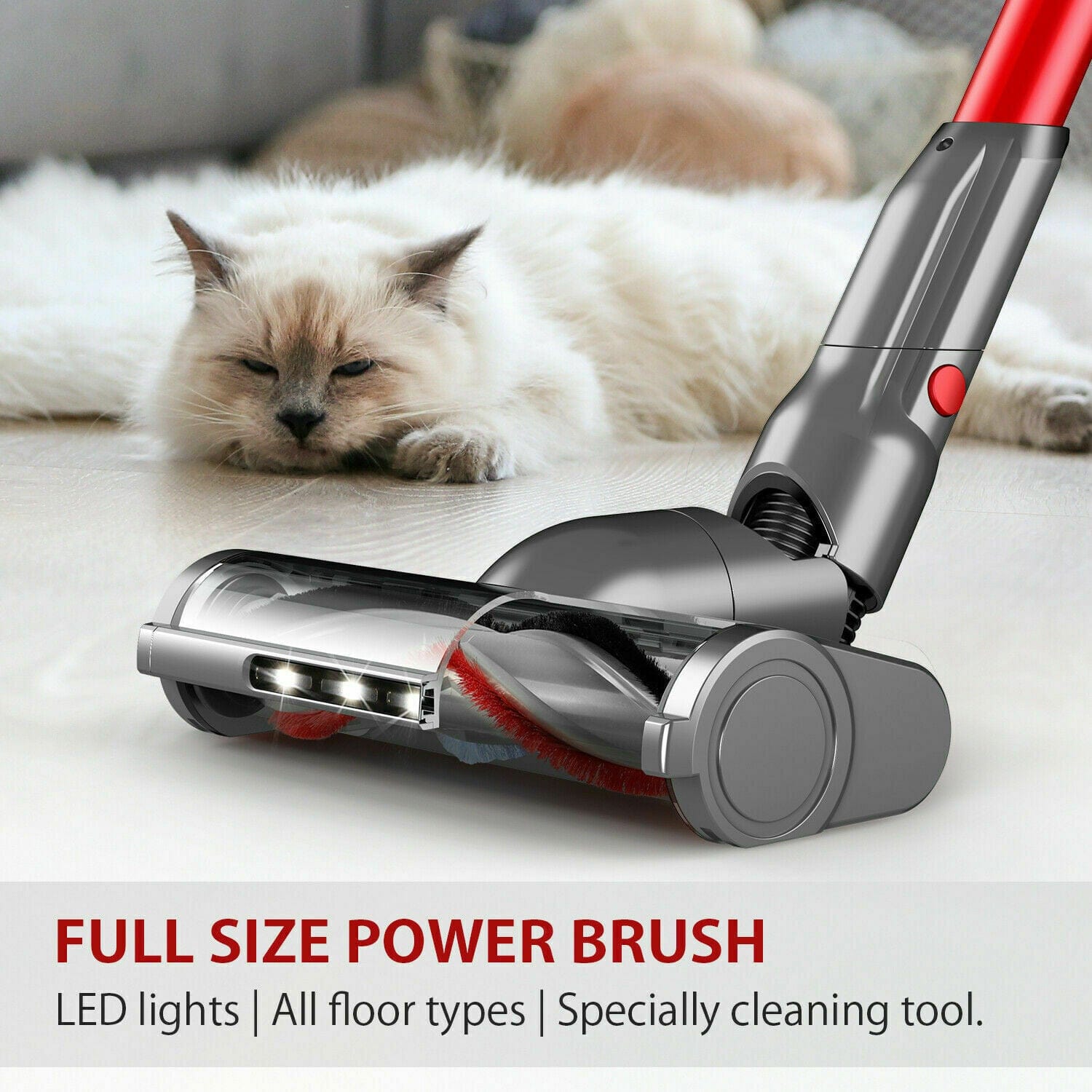 ONSON Cordless Vacuum Cleaner 4-in-1 Stick Upright Compact Handheld Bagless