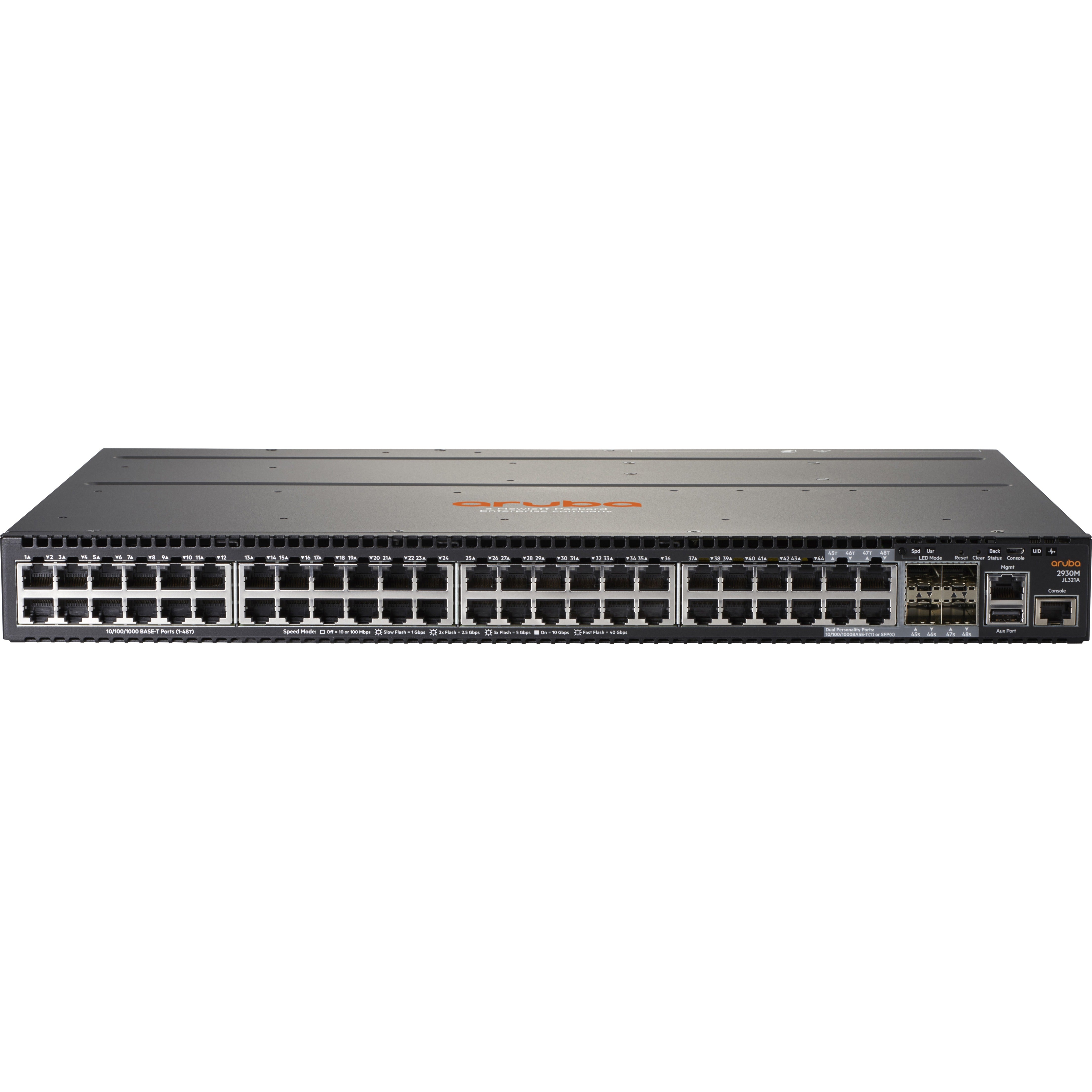 Aruba 2930M 48G with 1 - Slot Switch - 2 Layer Supported (JL321A)