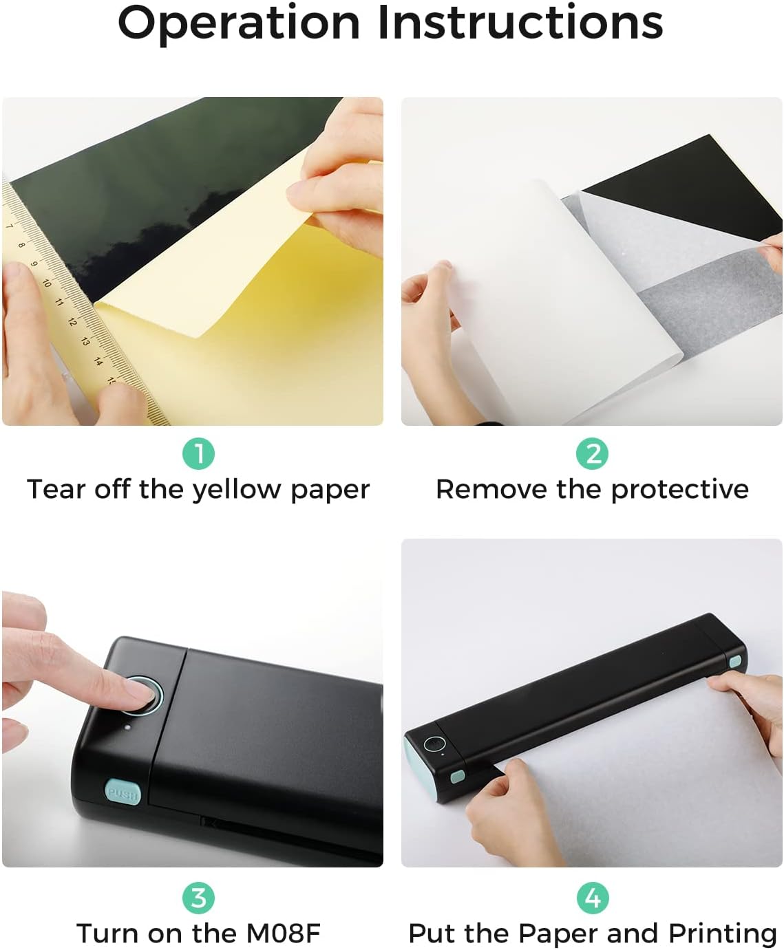 Phomemo M08F Wireless Tattoo Transfer Stencil Printer