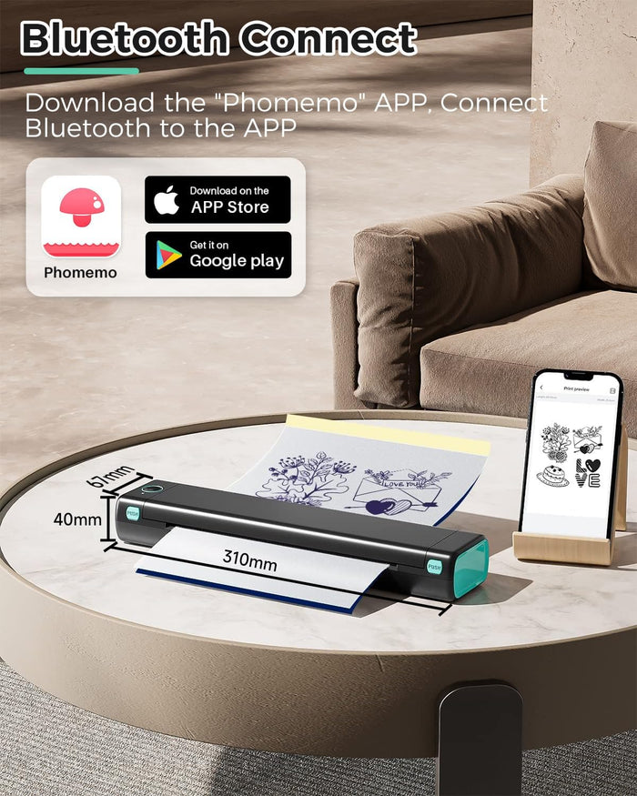 1. Phomemo M08F Wireless Tattoo Transfer Stencil Printer