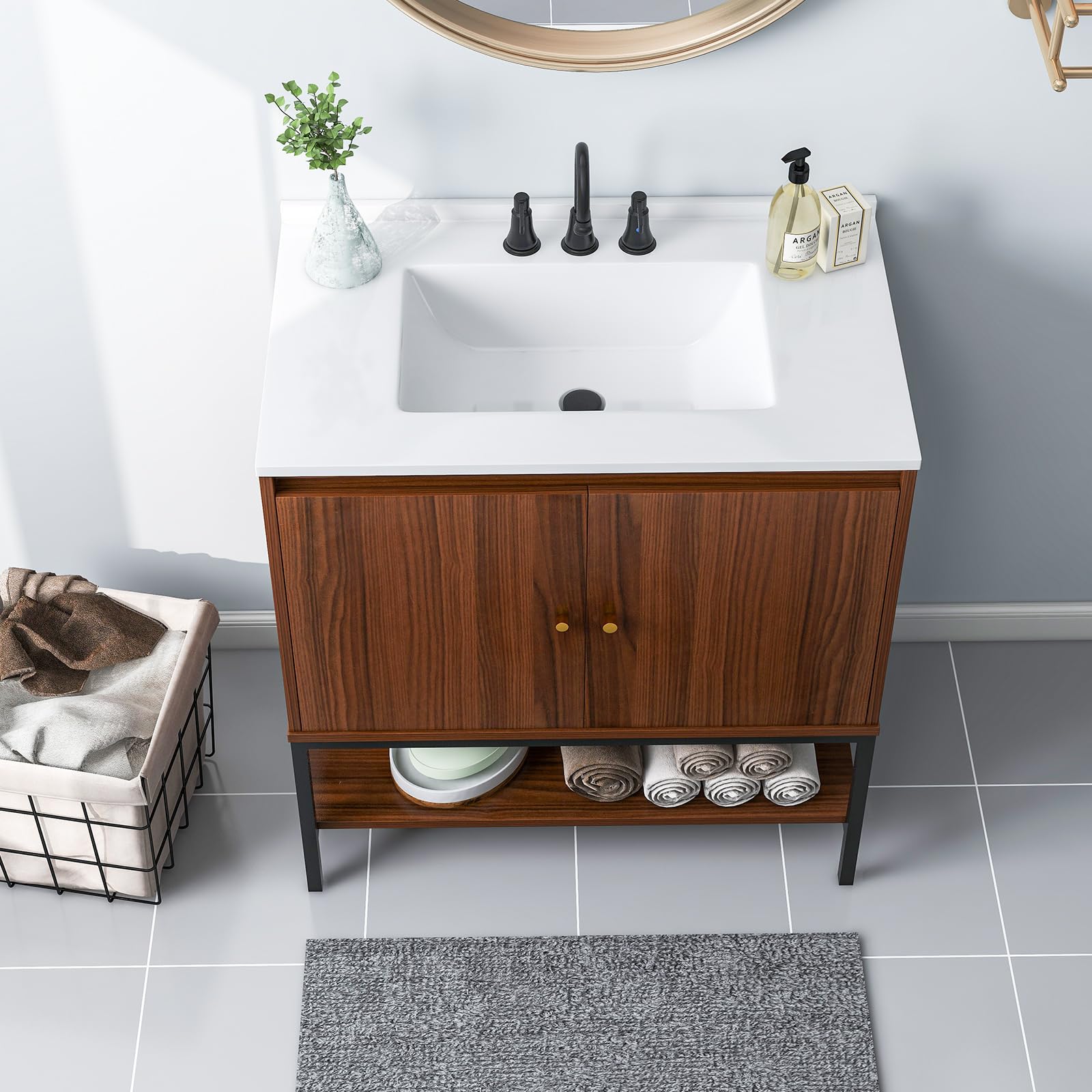 Giantex Bathroom Vanity with Sink Combo - 31