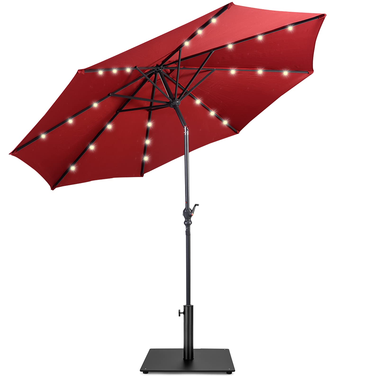 Giantex Patio Umbrella with Base Stand