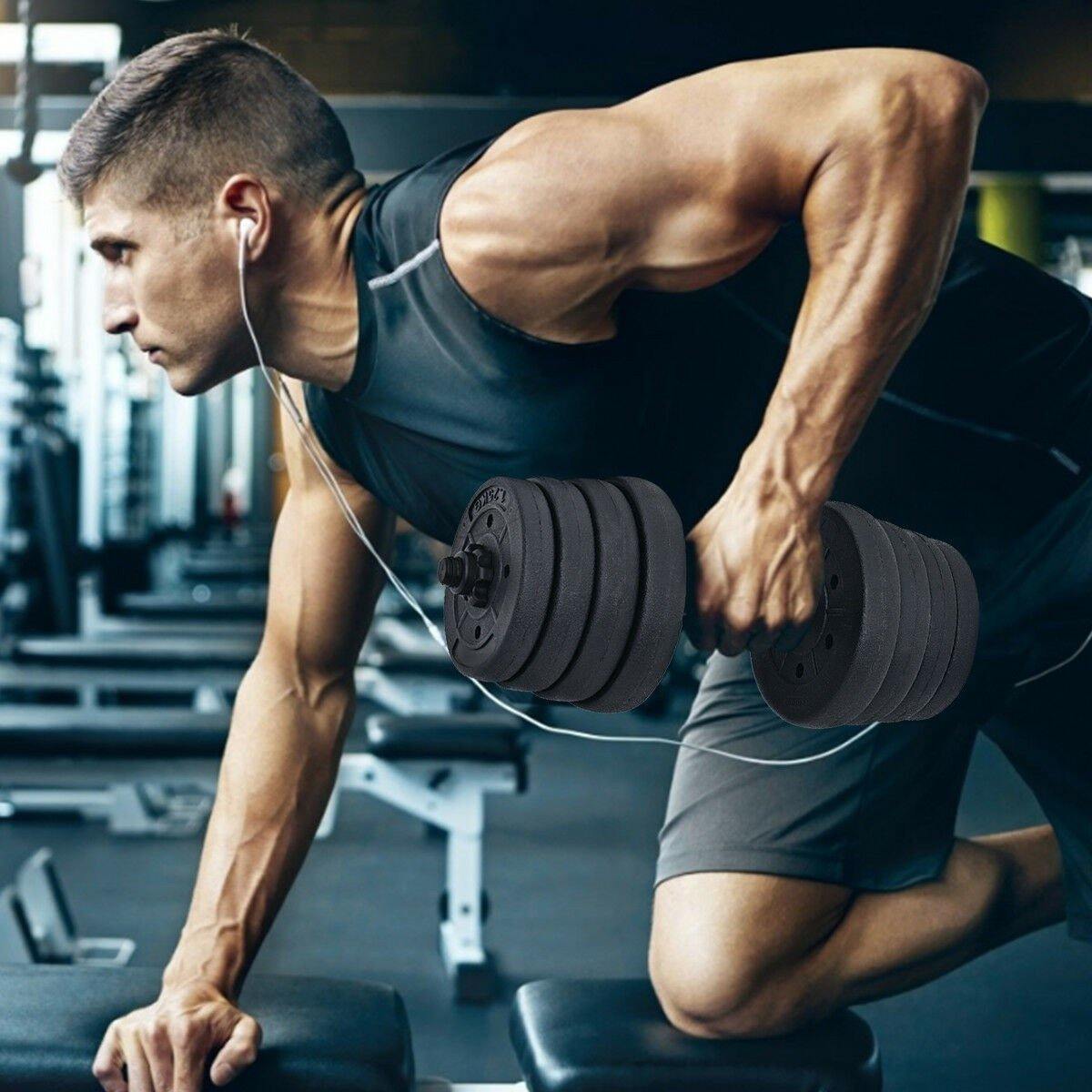 adjustable cap gym barbell
