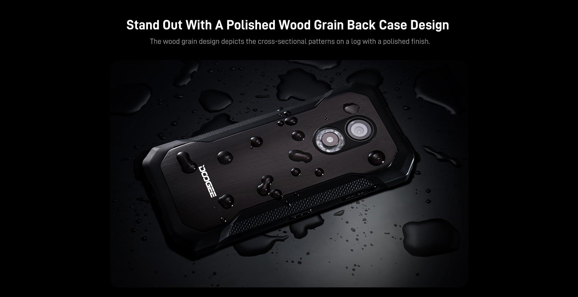 Stand Out With A Polished Wood Grain Back Case Design