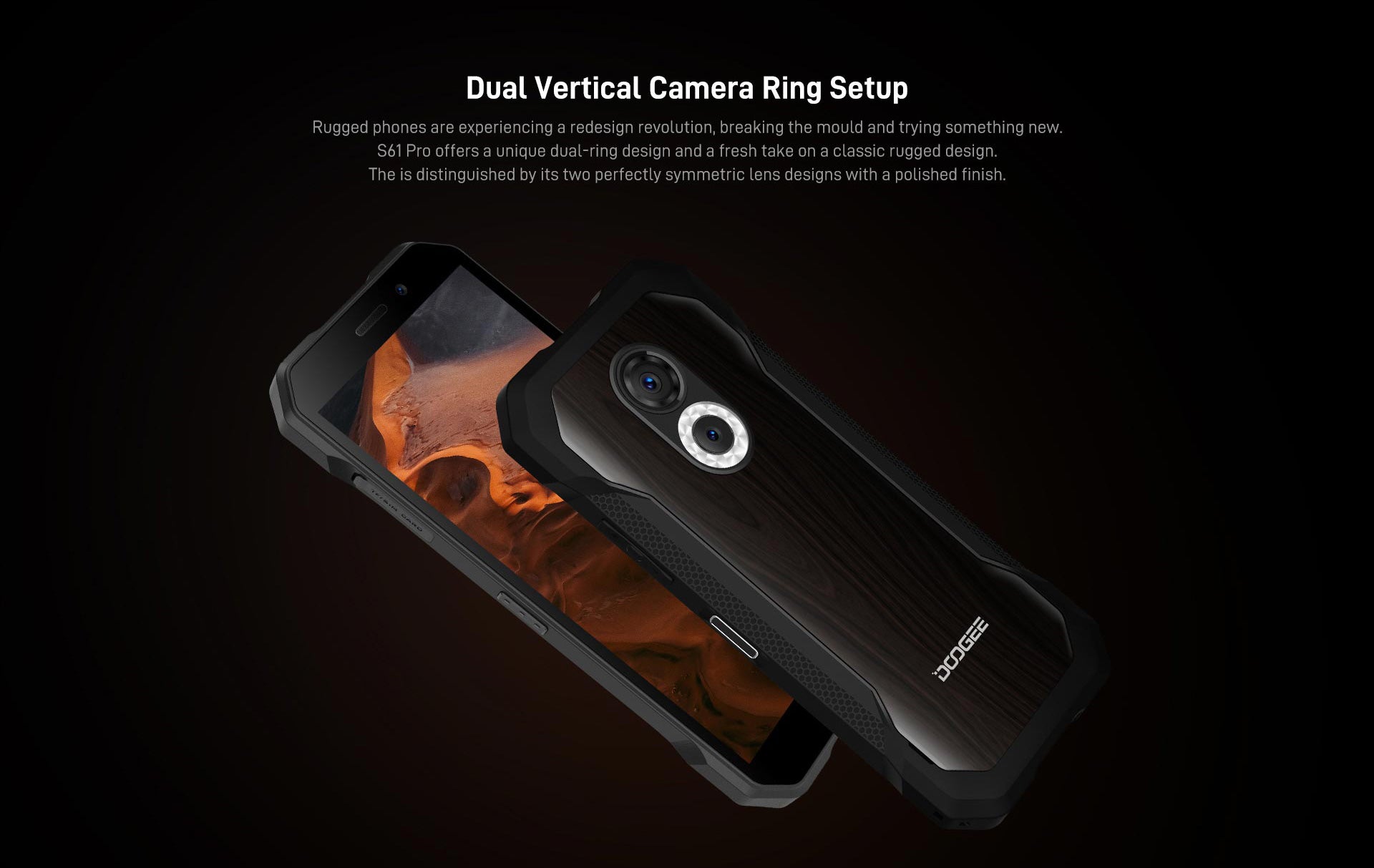 Dual Vertical Camera Ring Setup