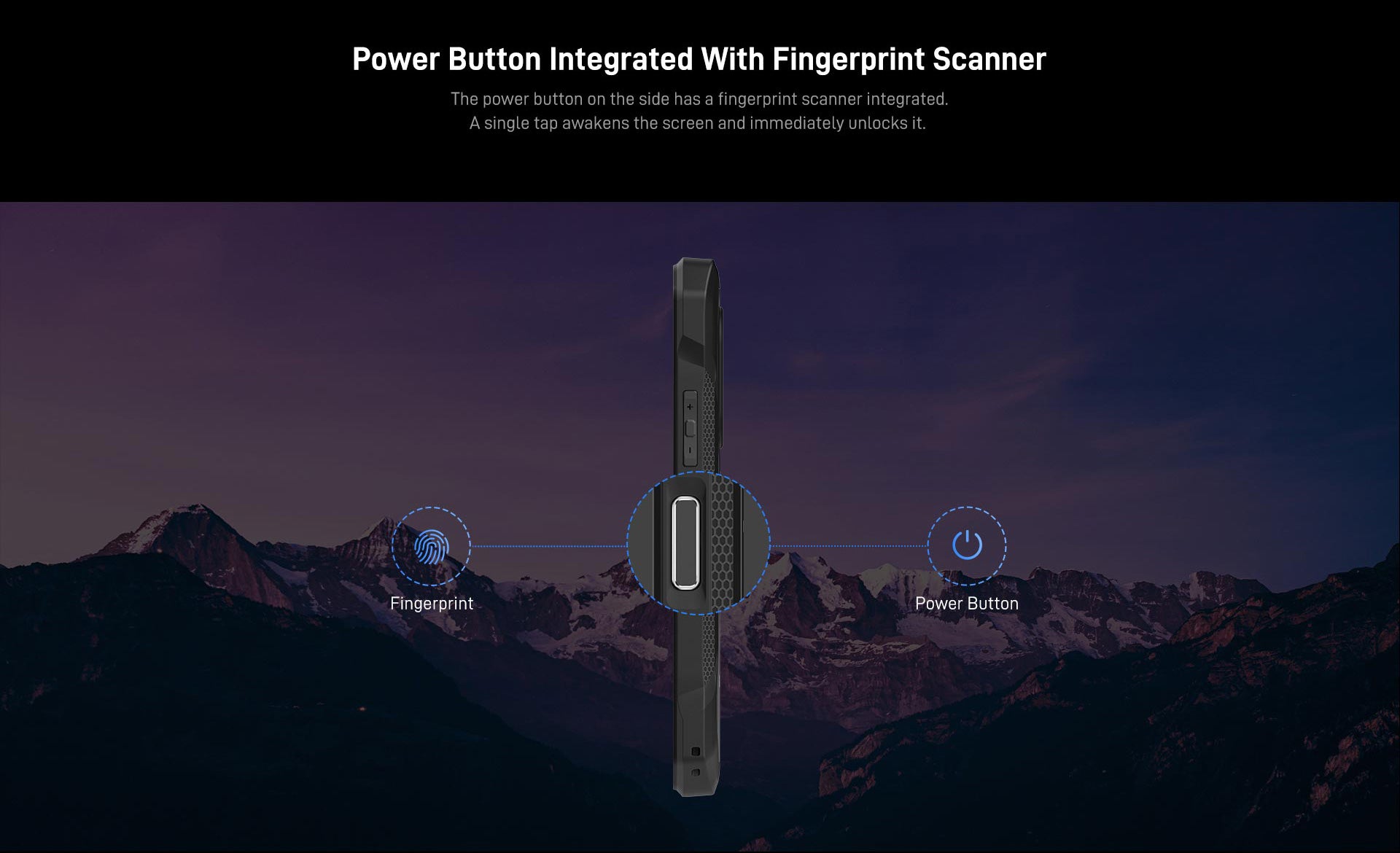 Power Button Integrated With Fingerprint Scanner