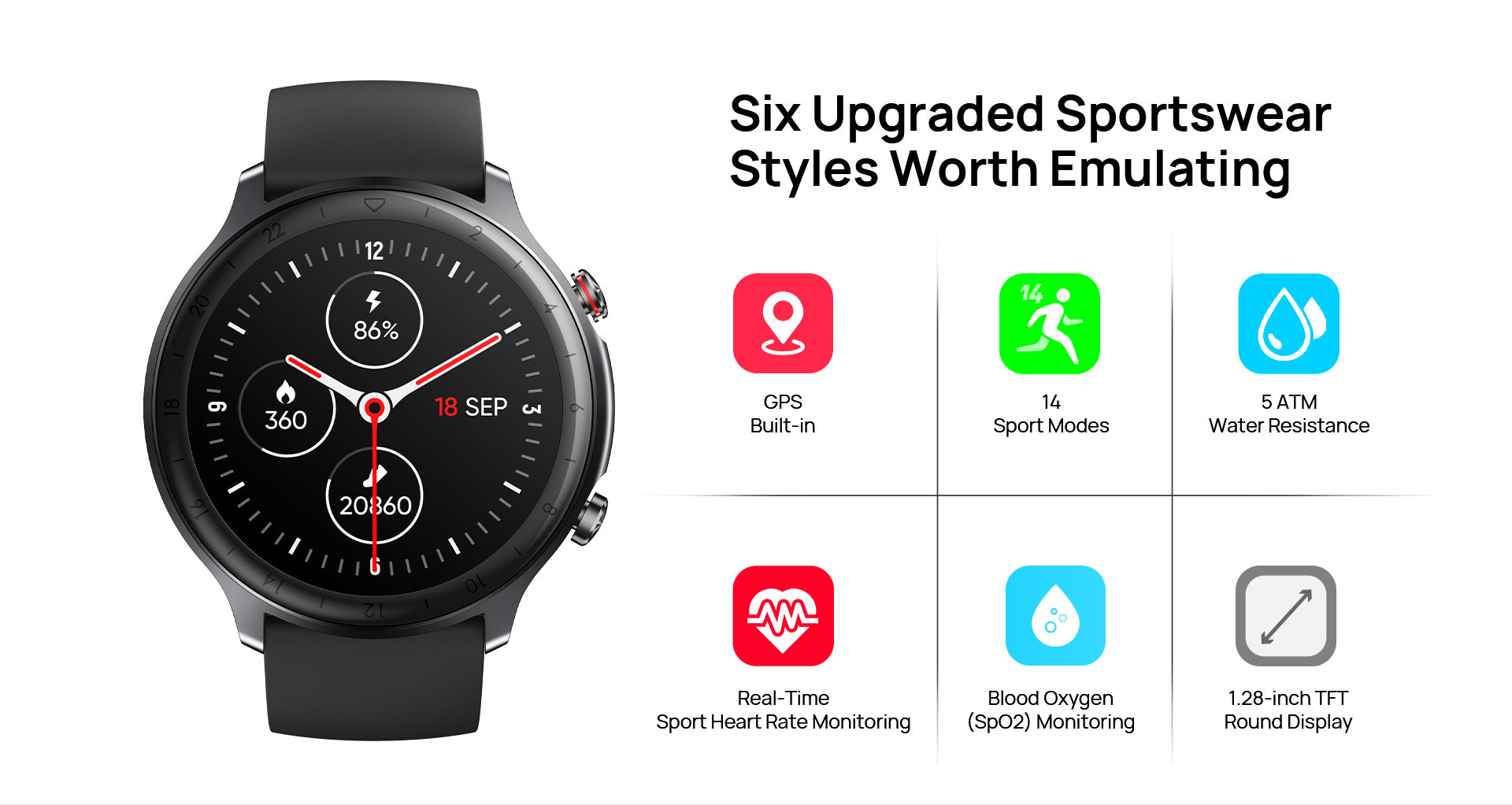 Doogee CR1 Pro Smart Watch