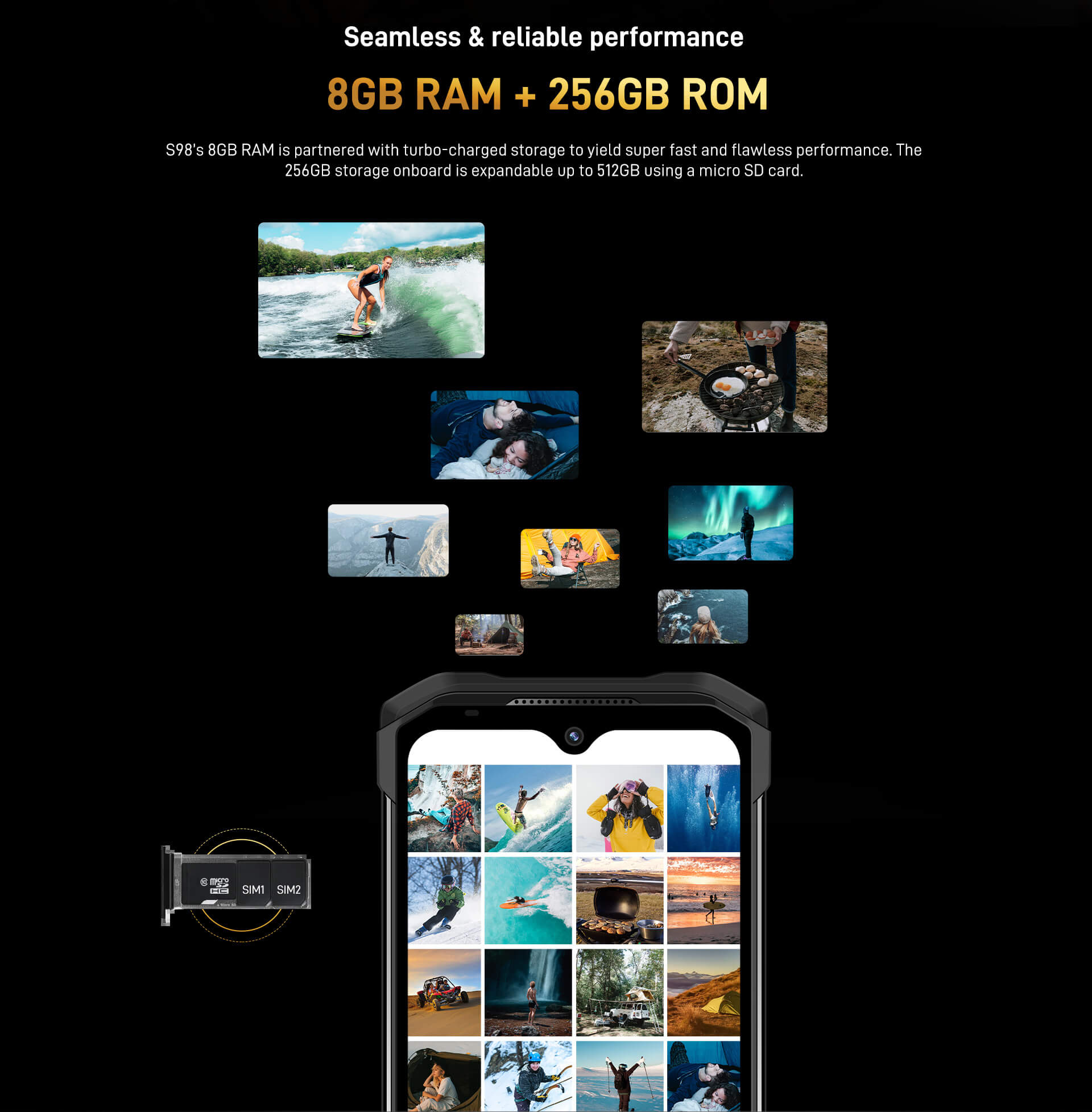 Doogee S98 8GB+256GB 20MP Night Vision Camera 4G Rugged Smart Phone