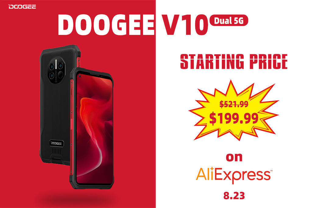 Doogee V10 5G Price launch