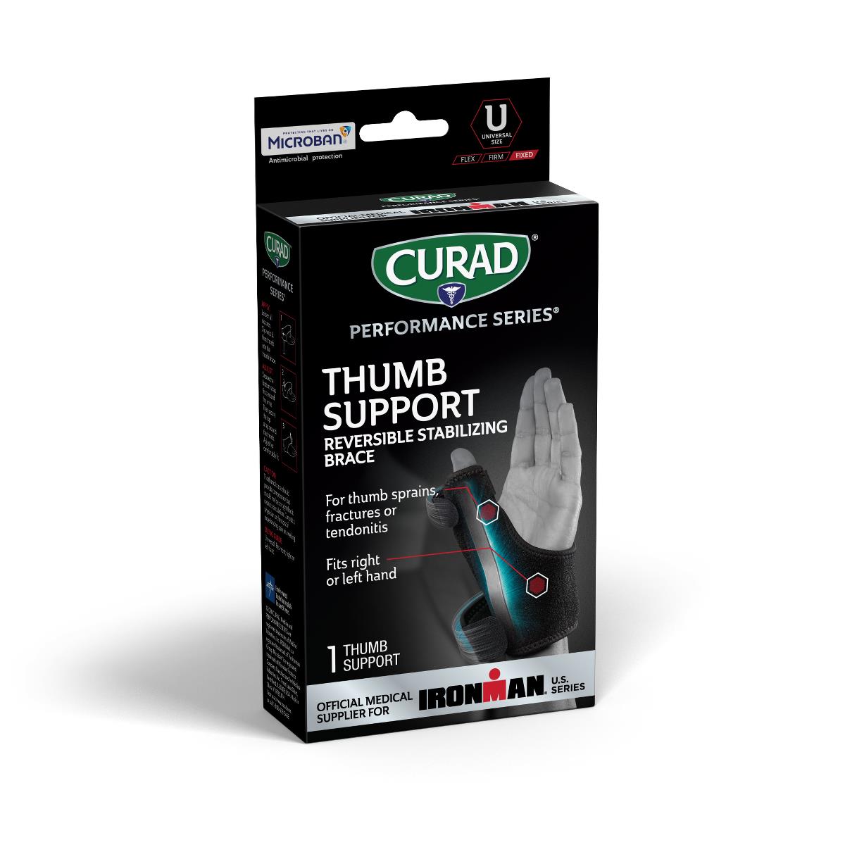 CURAD Performance Series IRONMAN Universal Thumb Braces