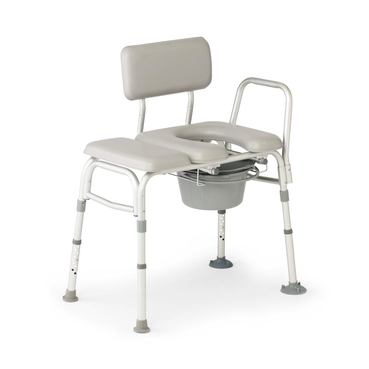 Medline Combination Transfer Bench and Commode 400lb