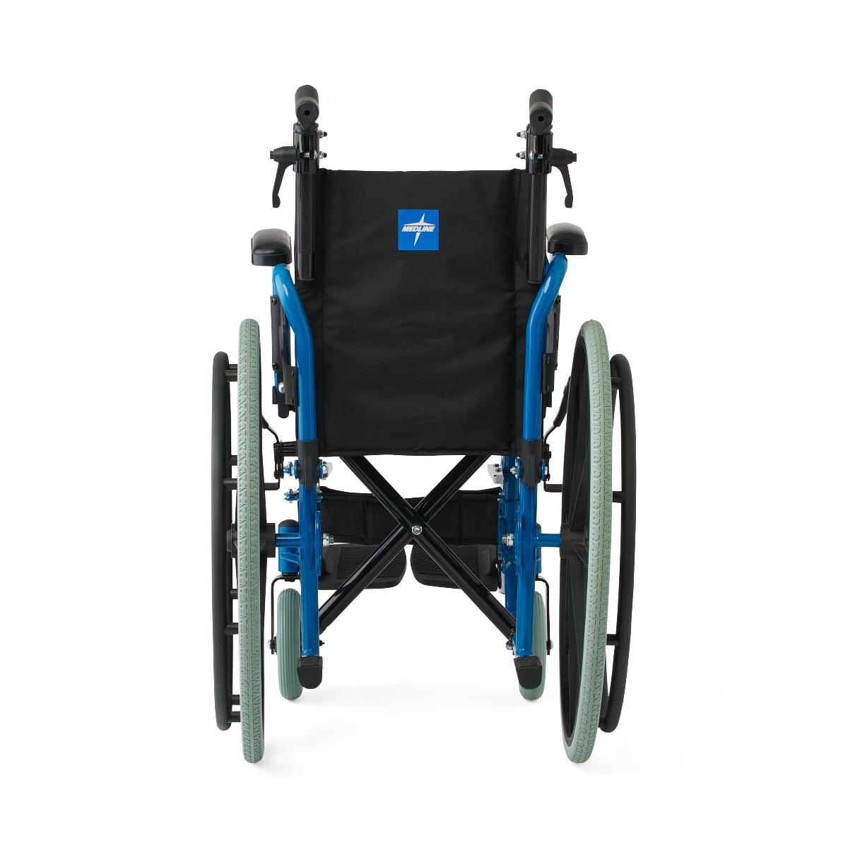 Wide Kidz Pediatric Wheelchair with Telescoping Handles