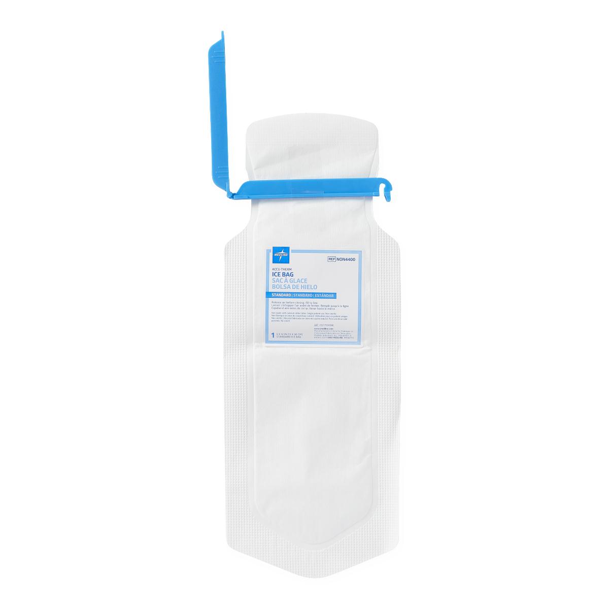 Medline Refillable Ice Bags with Clamp Closure