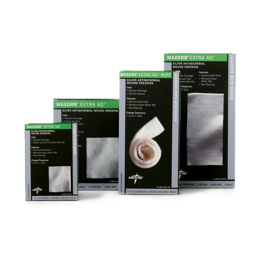 Maxorb Extra Ag+ CMC / Alginate Dressings