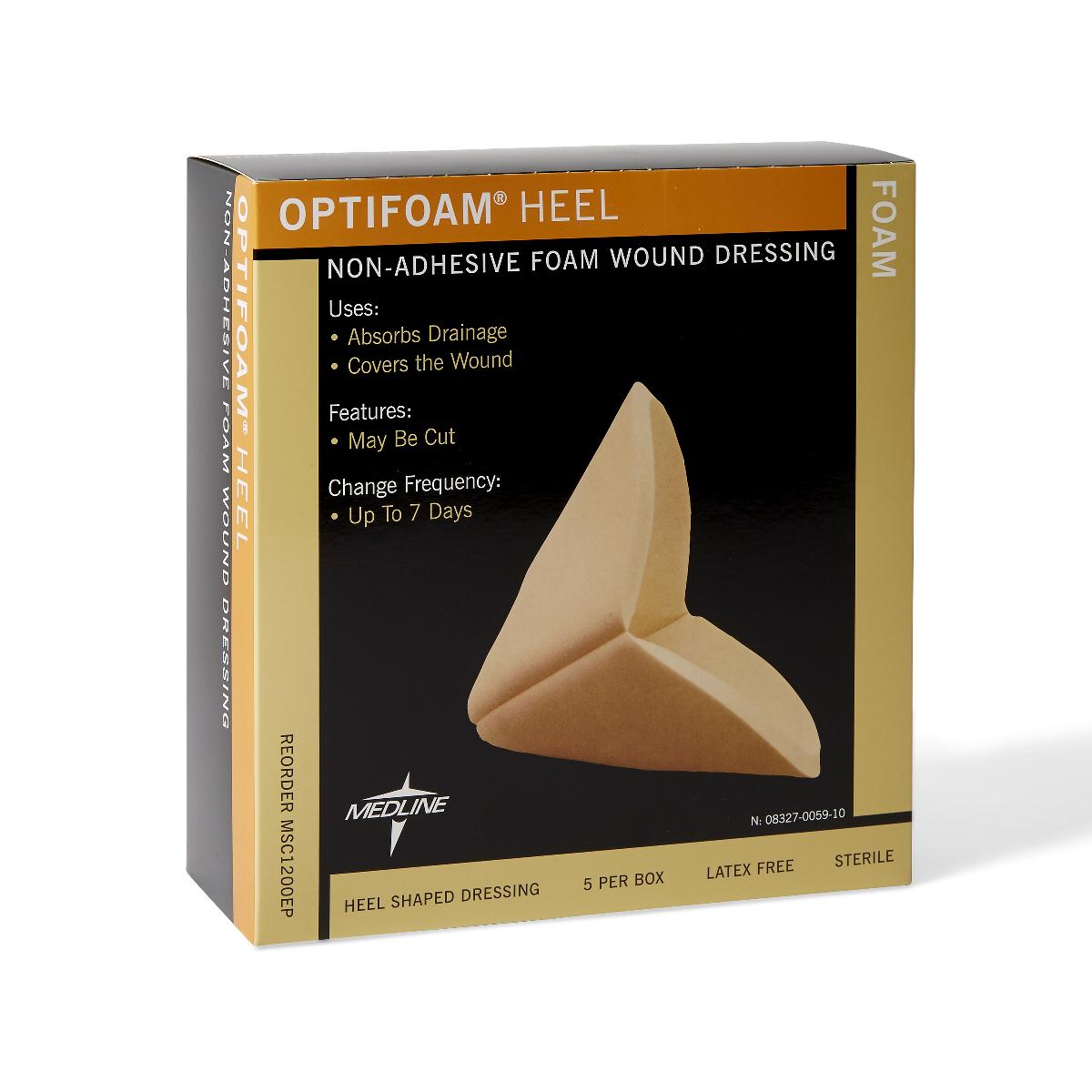 Optifoam Heel Nonadhesive Foam Dressings