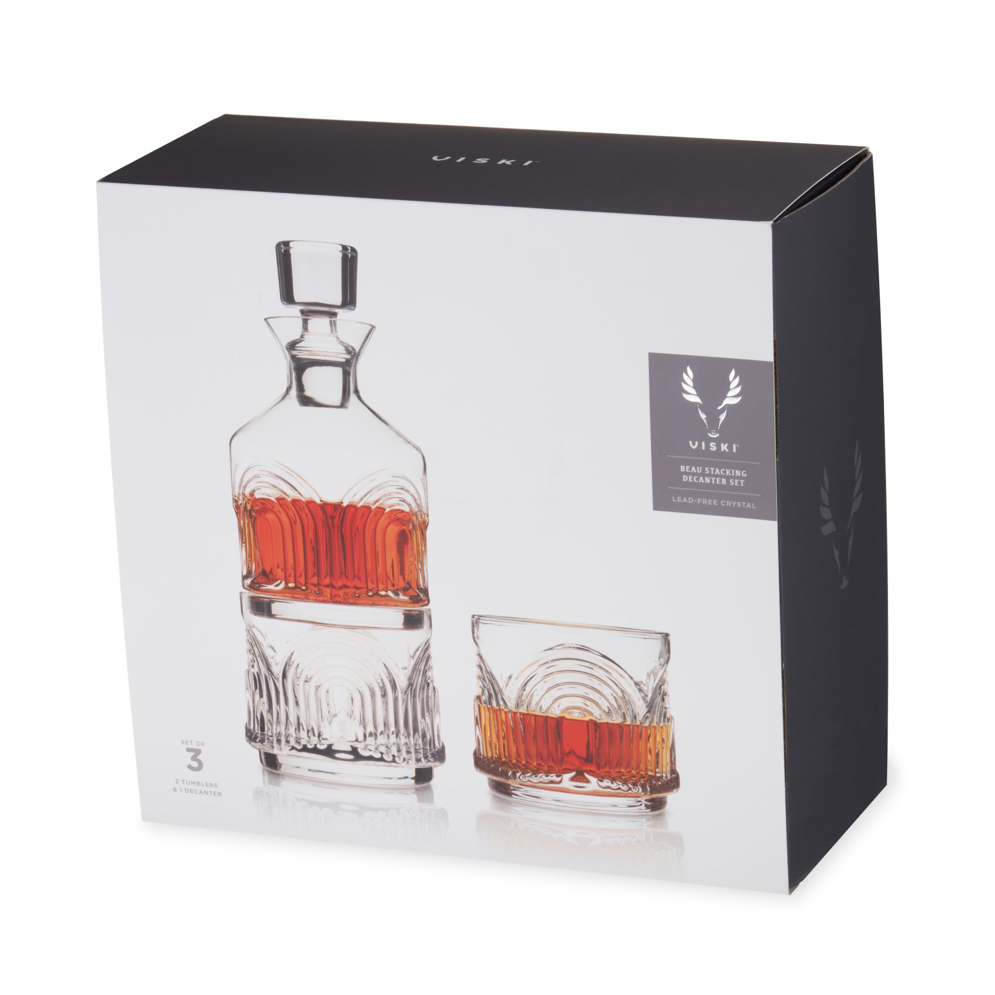 Beau Stacking Decanter Set by Viski