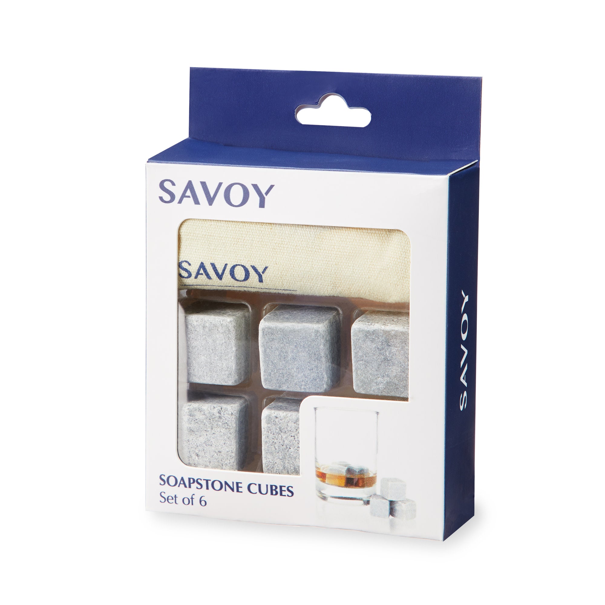 6 Piece Soapstone Cube Set by Savoy