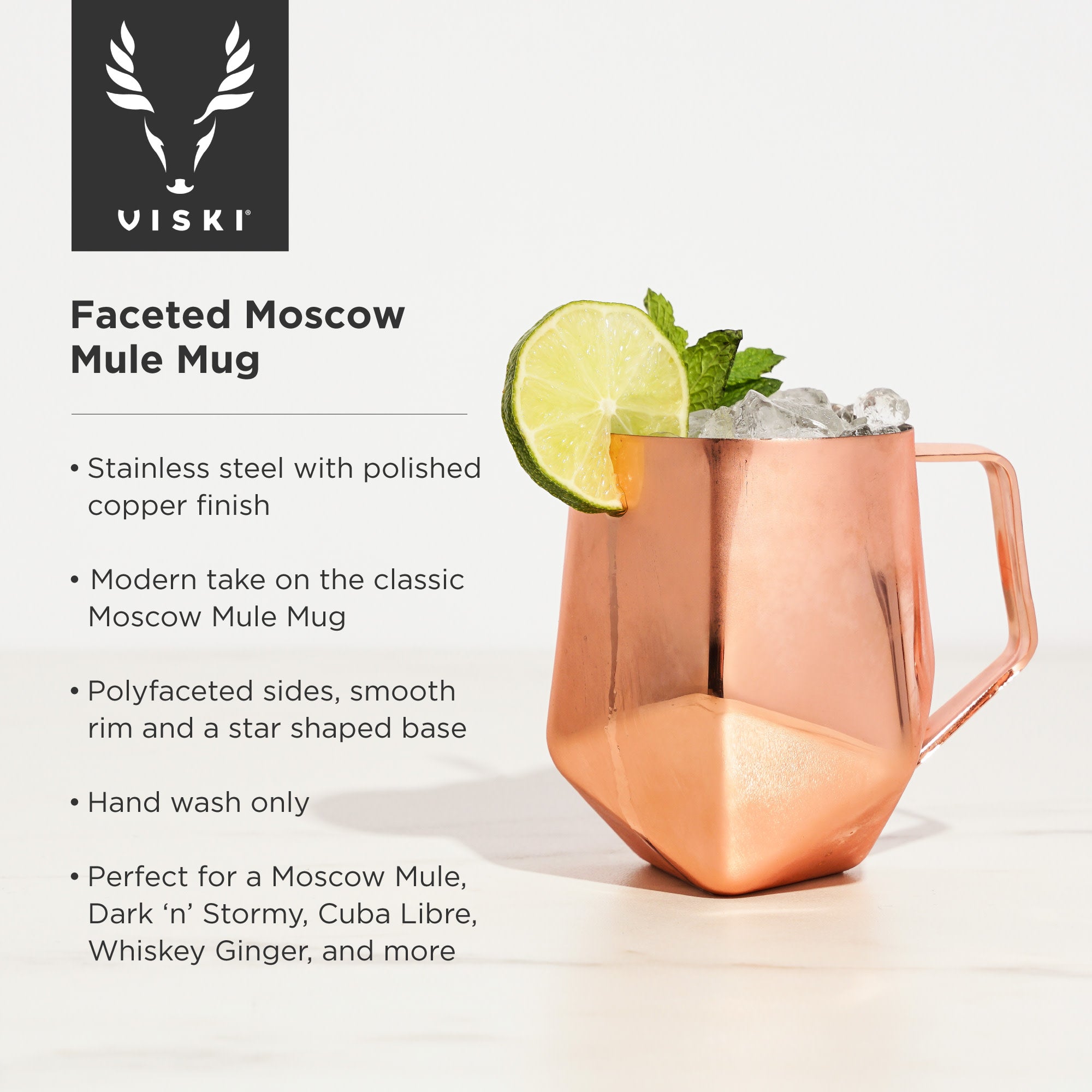 Faceted Moscow Mule Mug by Viski?