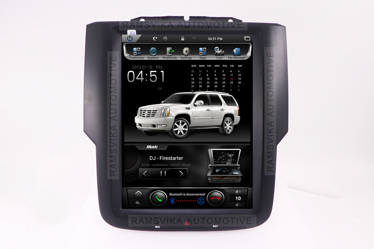 android Multimedia player for Dodge Ram Trucks 2008-2018