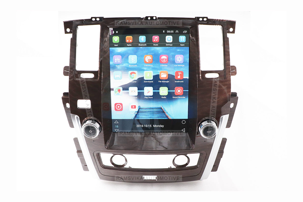 Android GPS navigation for Nissan Patrol Y62 Armada Infiniti QX56 QX80 2010-2019