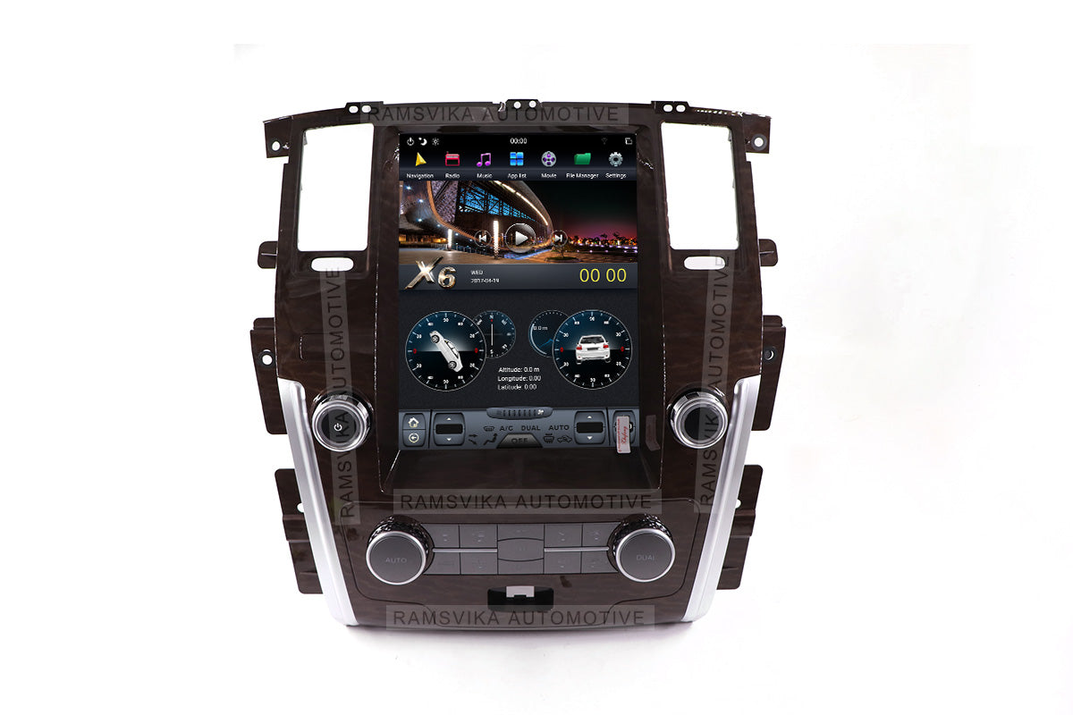 Android GPS navigation for NISSAN Patrol Y62 Armada Infiniti QX56 QX80 2010-2019