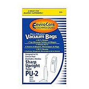 Sharp PU2 bags (9pk) by EnviroCare