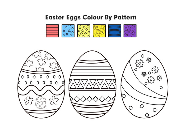 Easter Eggs Coloring Activity