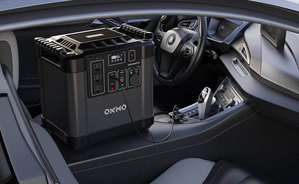 OKMO G2000 PORTABLE POWER STATION 2000W, 600000MAH 2220WH LITHIUM-ION BATTERY BACKUP PORTABLE GENERATOR
