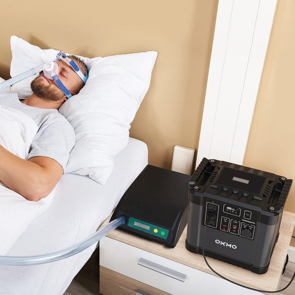 OKMO 2000W portable power station provides high capacity up to 2220wh 600000mAh