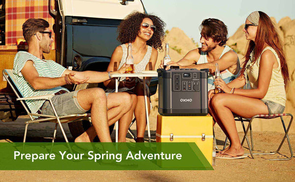 OKMO 2000W portable power station provides high capacity up to 2220wh 600000mAh