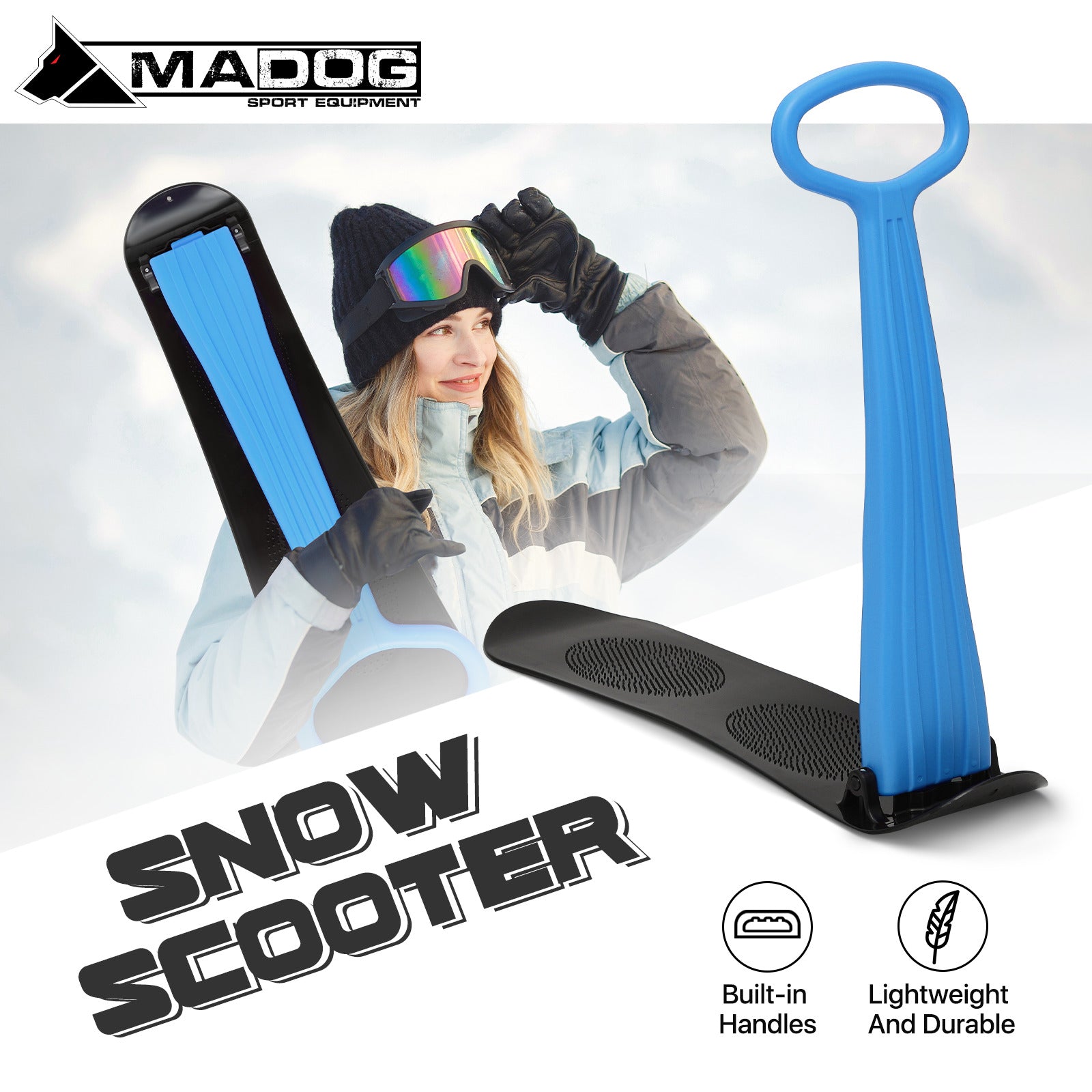 Foldable Snow Scooter