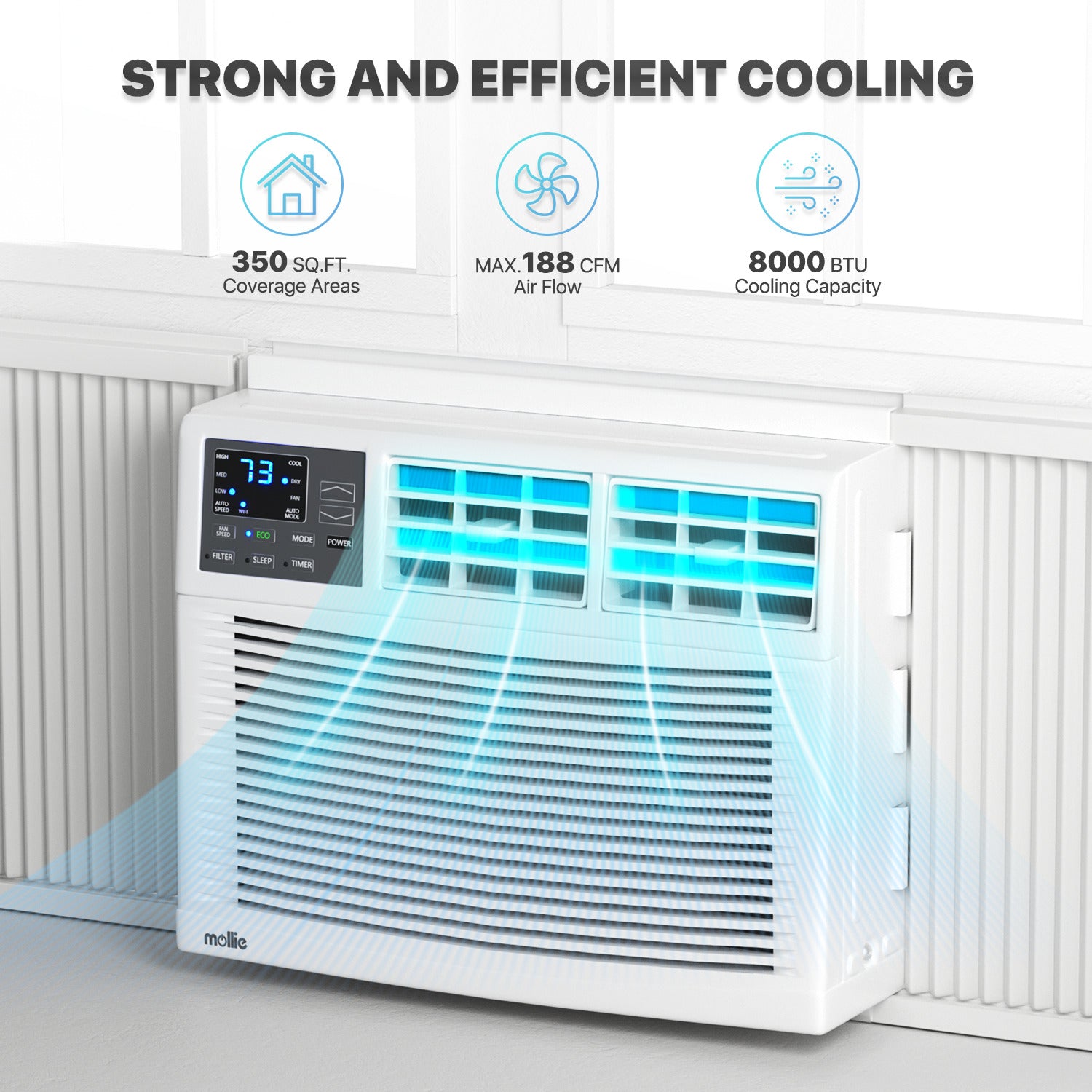 Electrical - Window Air Conditioner w/remote + Wifi App-8K