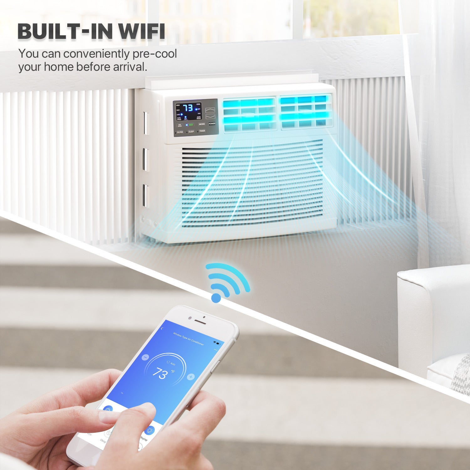 Electrical - Window Air Conditioner w/remote + Wifi App-8K