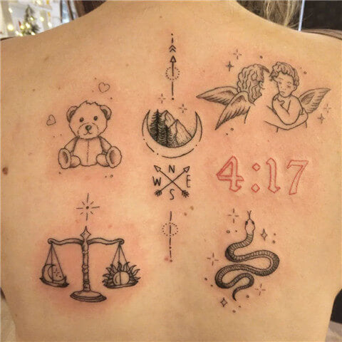 25 Patchwork Tattoos For Everyone in 2021  Tattoos Small chest tattoos  Simple tattoos for guys