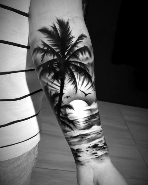 Beach Sleeve Tattoo